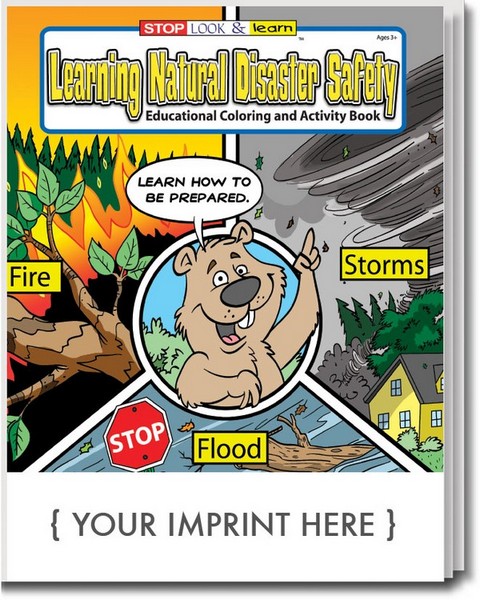 CS0451 Learning Natural Disaster Safety Coloring and Activity BOOK wit